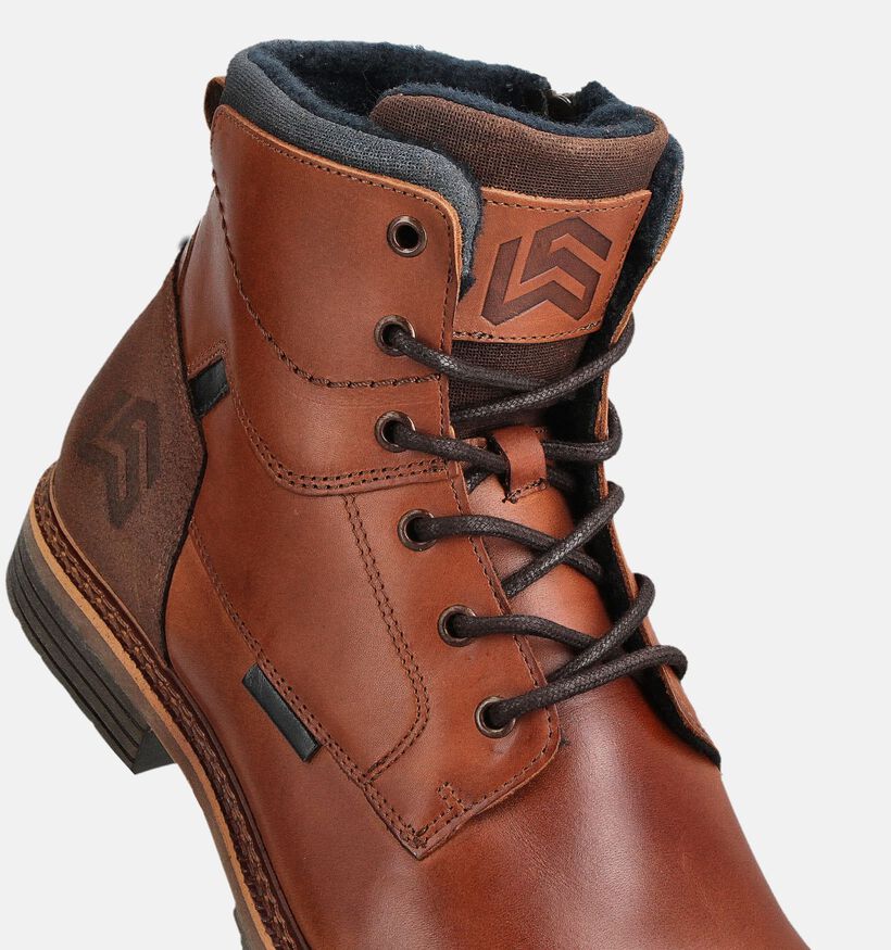 La Strada Cognac Veterboots voor heren (362199) - geschikt voor steunzolen