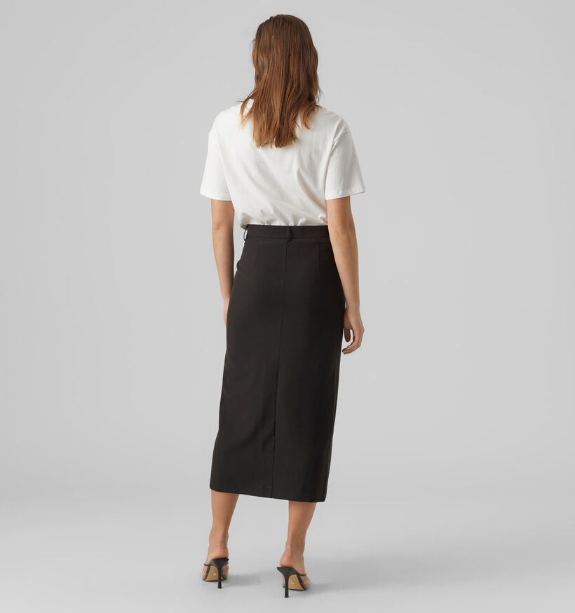 Vero Moda Troian Zwarte Rok met split voor dames (330903)