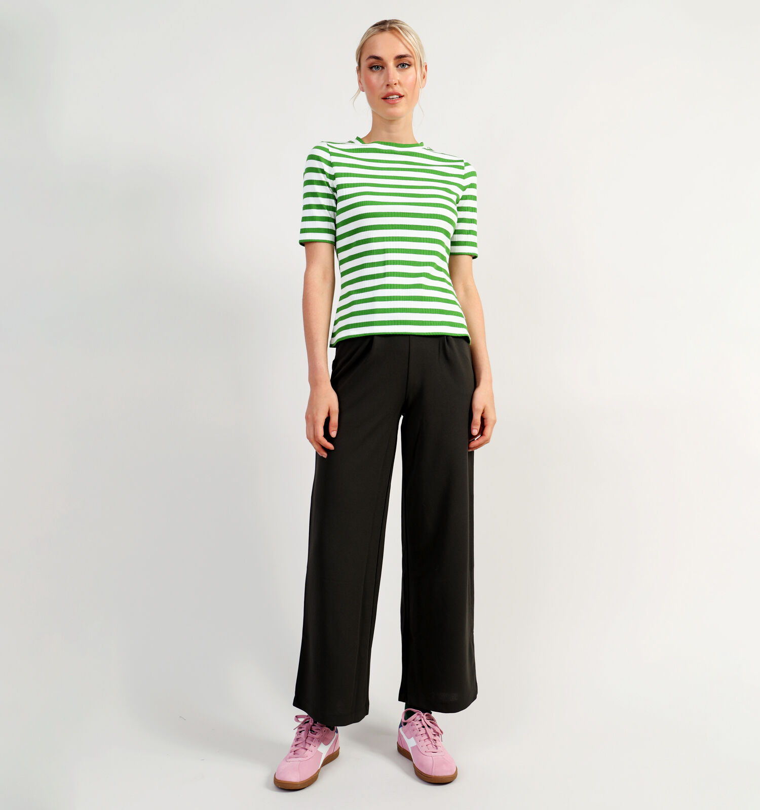 comma Groen Gestreept t shirt Dames T shirts Online op TORFS.BE