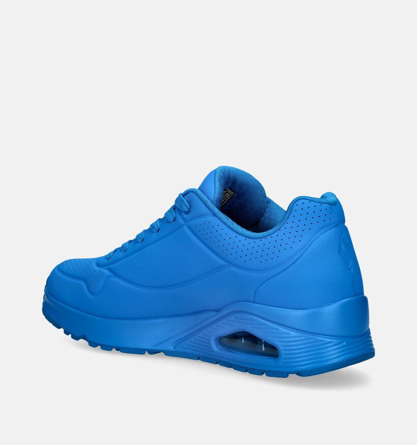 Skechers Uno Stand On Air Blauwe Sneakers voor heren (345183)