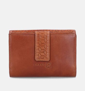 Label M Portemonnees Cognac/Bruin