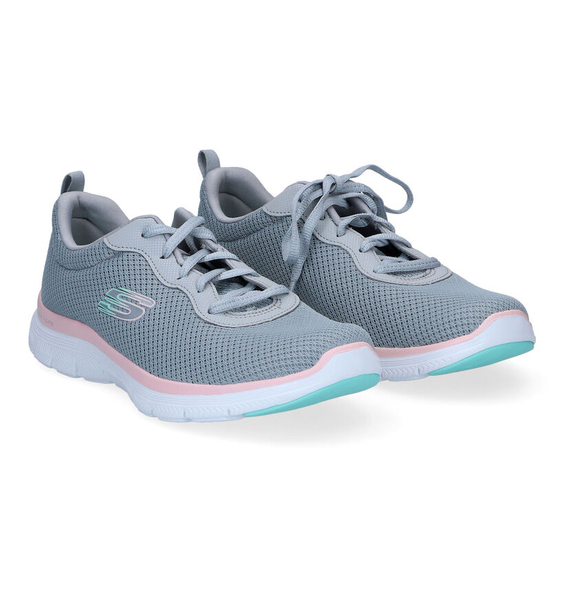 Skechers Flex Appeal 4.0 Baskets en Noir pour femmes (310628)