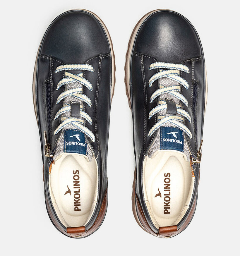 Pikolinos Vigo Chaussures &agrave; lacets en Bleu fonc&eacute; pour femmes (379229) - pour semelles orthop&eacute;diques