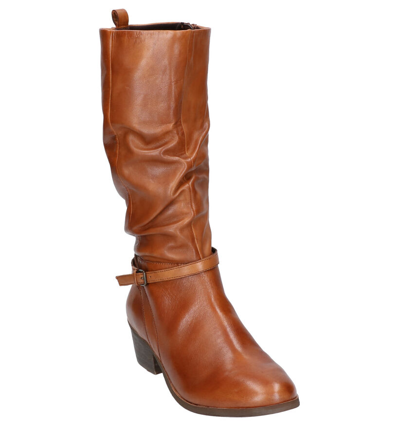 SPM Cognac Laarzen in leer (257784)