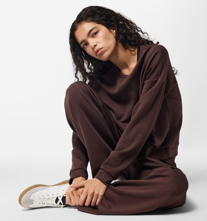Pieces Michelle Donkerbruine Joggingbroek voor dames (378365)