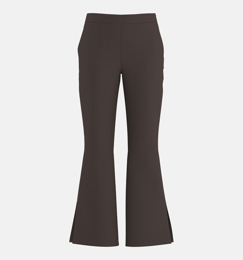 Hypedrop Janina Pantalon flared en Brun fonc&eacute; pour femmes (386463)