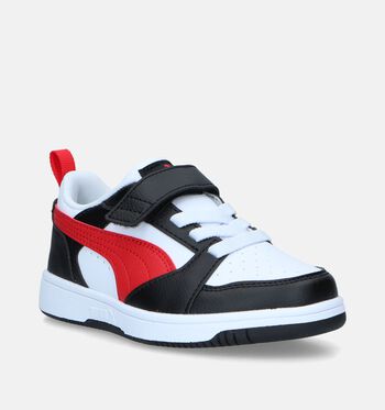 Puma Rebound Low Baskets Blanc/Bleu/Vert