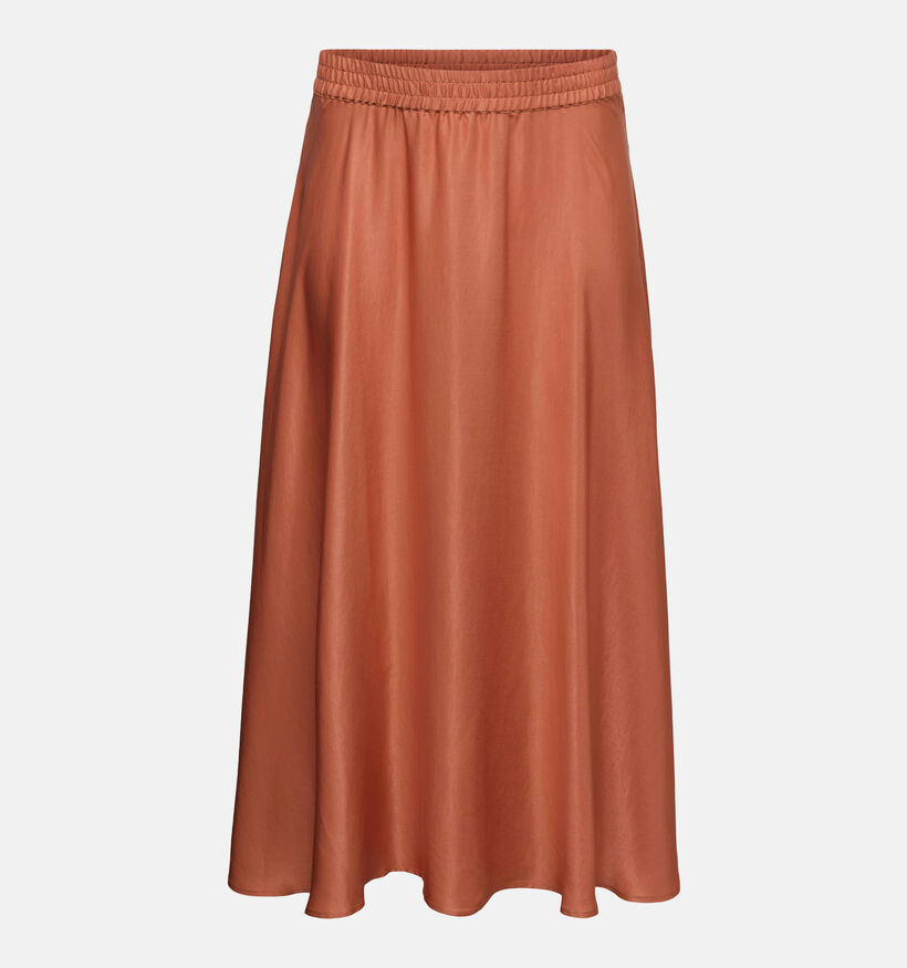 Vero Moda Curve Mira Ankle Skirt Jupe longue en Orange pour femmes (375033)