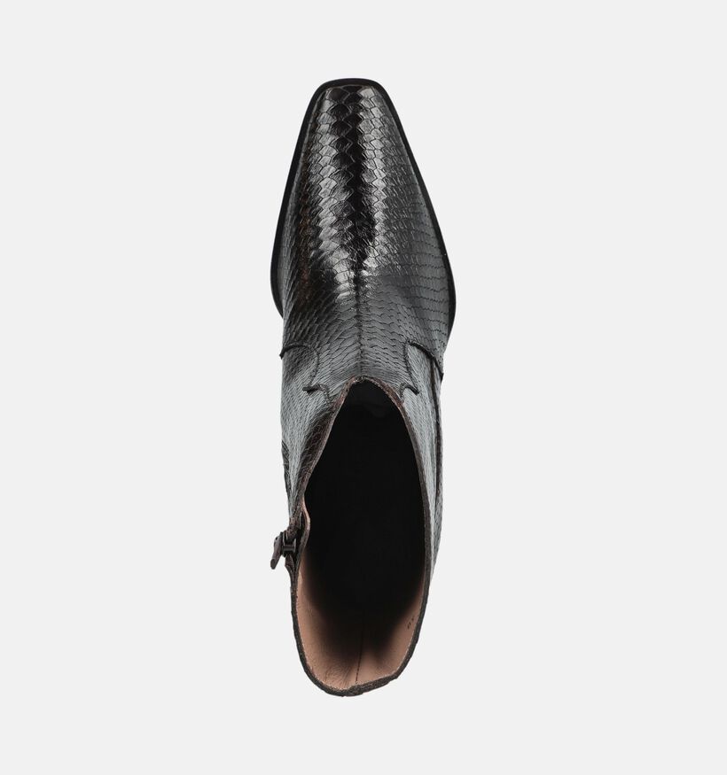 Wonders Bottines en Brun fonc&eacute; pour femmes (381450)