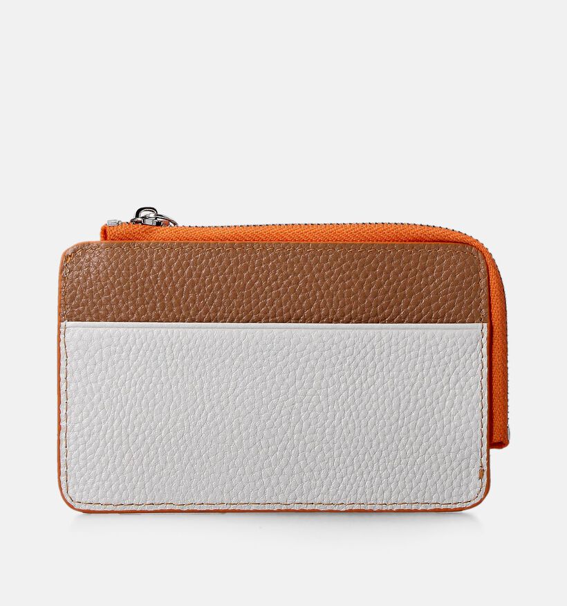 Crinkles Oranje Kaartenhouder voor dames (358516)