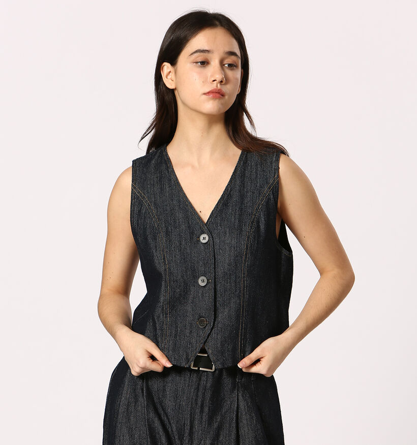 The Korner Jeans Gilet Donkerblauw voor dames (365295)