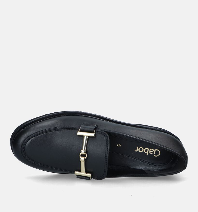 Gabor Loafers en Noir pour femmes (331172) - pour semelles orthopédiques