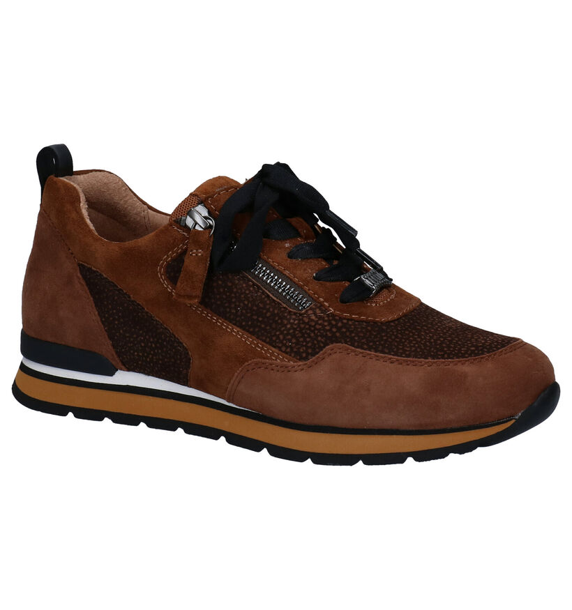 Gabor OptiFit Baskets en Cognac en cuir (282287)