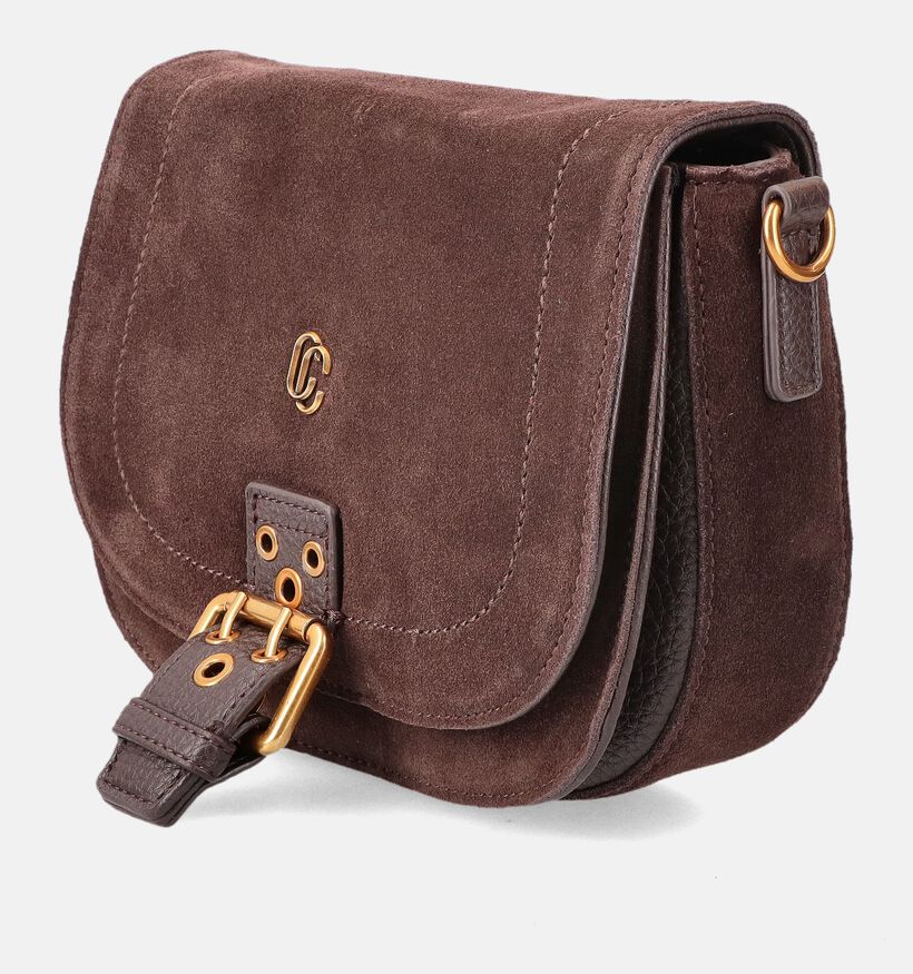 Carmela Donkerbruine Crossbodytas voor dames (380303)