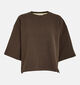 Desires Torie Sweatshirt en Brun fonc&eacute; pour femmes (379177)