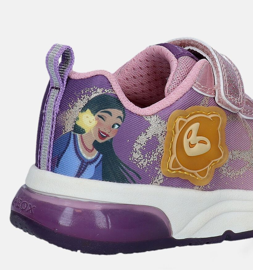 Geox Spaceclub Roze Sneakers voor meisjes (339657) - geschikt voor steunzolen
