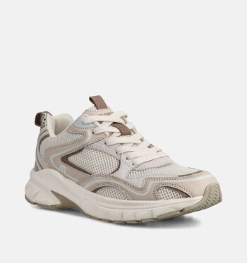 Maruti Sneakers Wit/Beige/Goud/Bruin