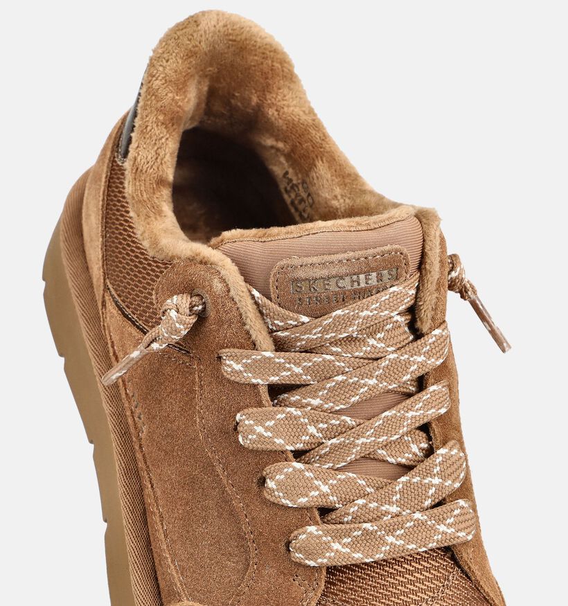 Skechers Keepsakes Cozy Street Hiker Baskets en Cognac pour femmes (376925)
