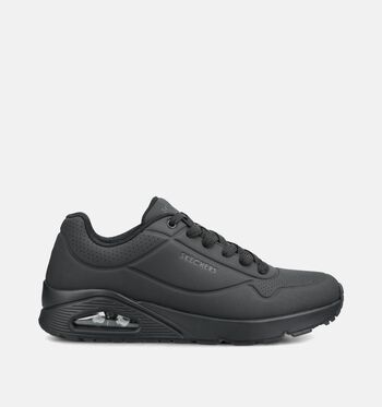 Skechers Memory Foam Low Baskets Noir/Blanc/Bleu/Gris