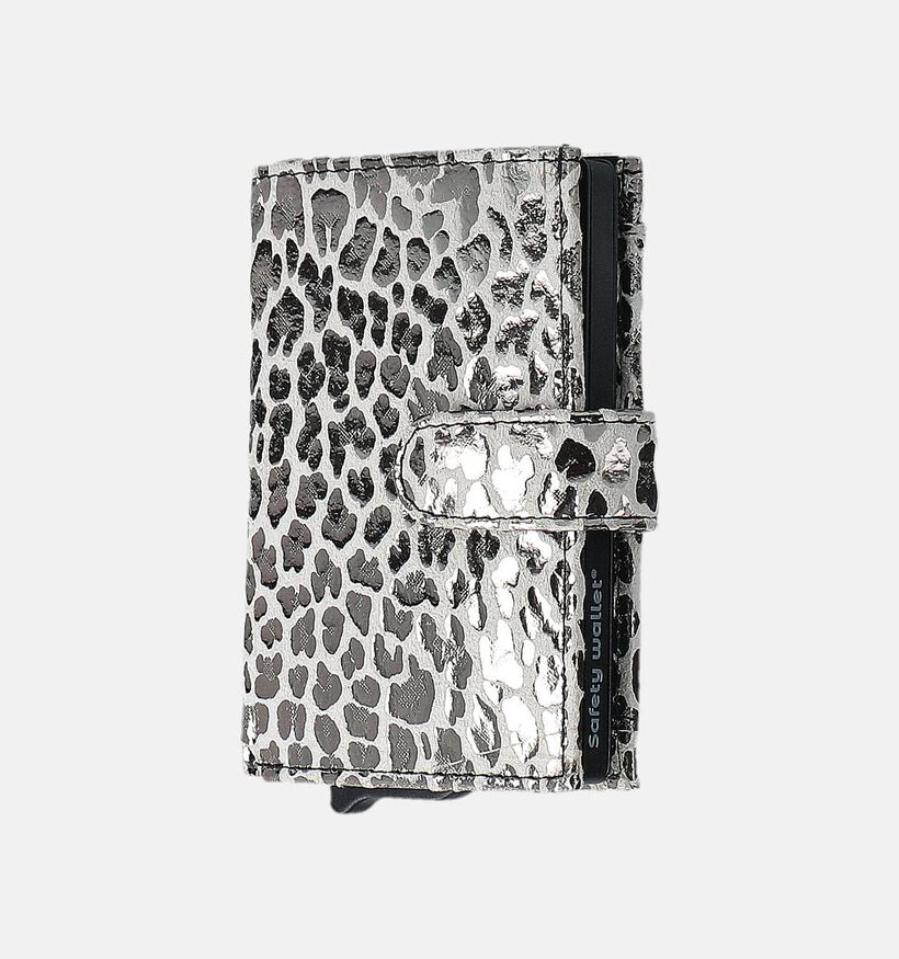 Charm London Leopard Porte-carte en Argent pour femmes (374373)