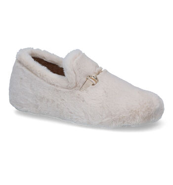 Pantoufles beige