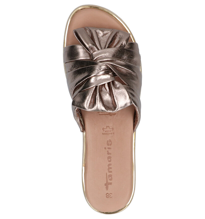 Tamaris TOUCH it Nu-pieds en Bronze en cuir (243539)