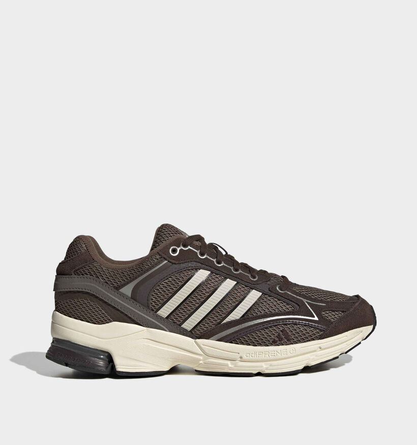 adidas Spiritain 2000 Baskets basses en Brun fonc&eacute; pour hommes (375294) - pour semelles orthop&eacute;diques