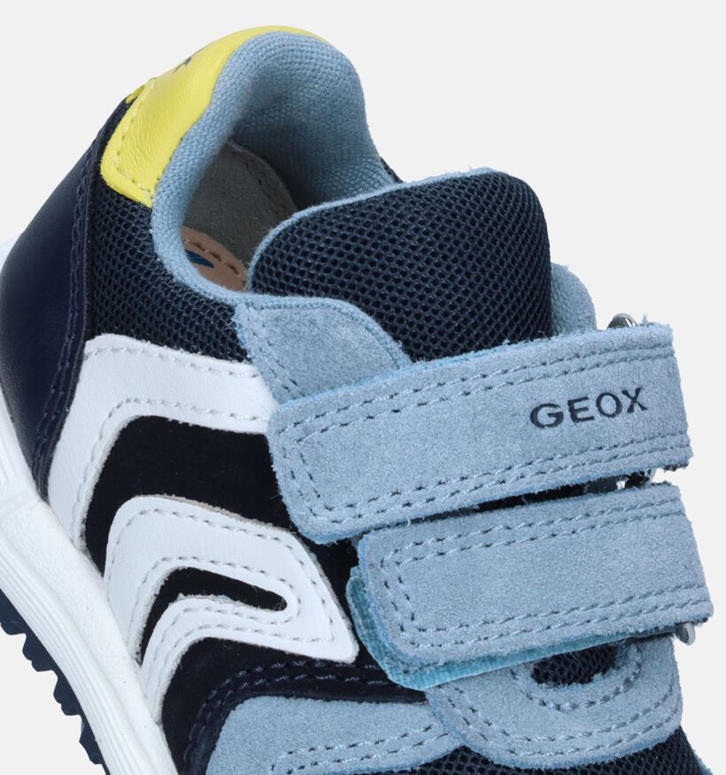 Geox Alben Zwarte Velcroschoenen voor jongens (339625) - geschikt voor steunzolen