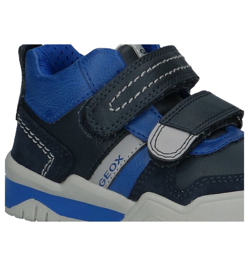 Geox Chaussures hautes en Bleu foncé en cuir (223171)