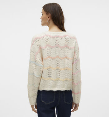 Vero Moda Pulls Blanc/Violet