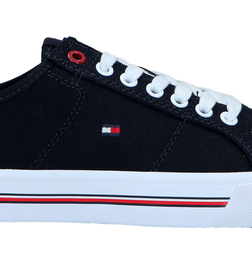 Tommy Hilfiger Core Corporate Blauwe Sneakers voor heren (321223) - geschikt voor steunzolen