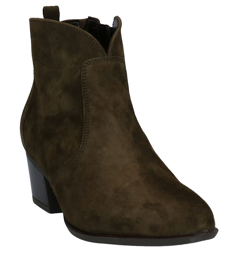 Gabor Beige Enkelllaarsjes in nubuck (282420)