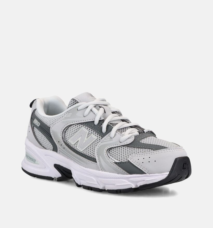 New Balance 530 Baskets basses en Gris pour filles, gar&ccedil;ons (375252) - pour semelles orthop&eacute;diques