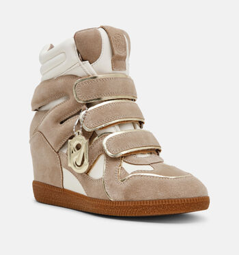 Steve Madden High Sneakers Beige/Bruin/Taupe/Roze