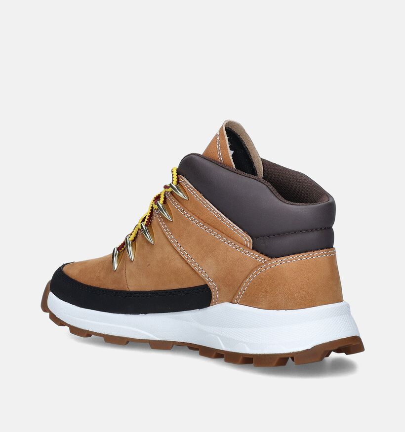 Timberland Brooklyn Euro Sprint Bottines en Naturel pour garçons (346746) - pour semelles orthopédiques