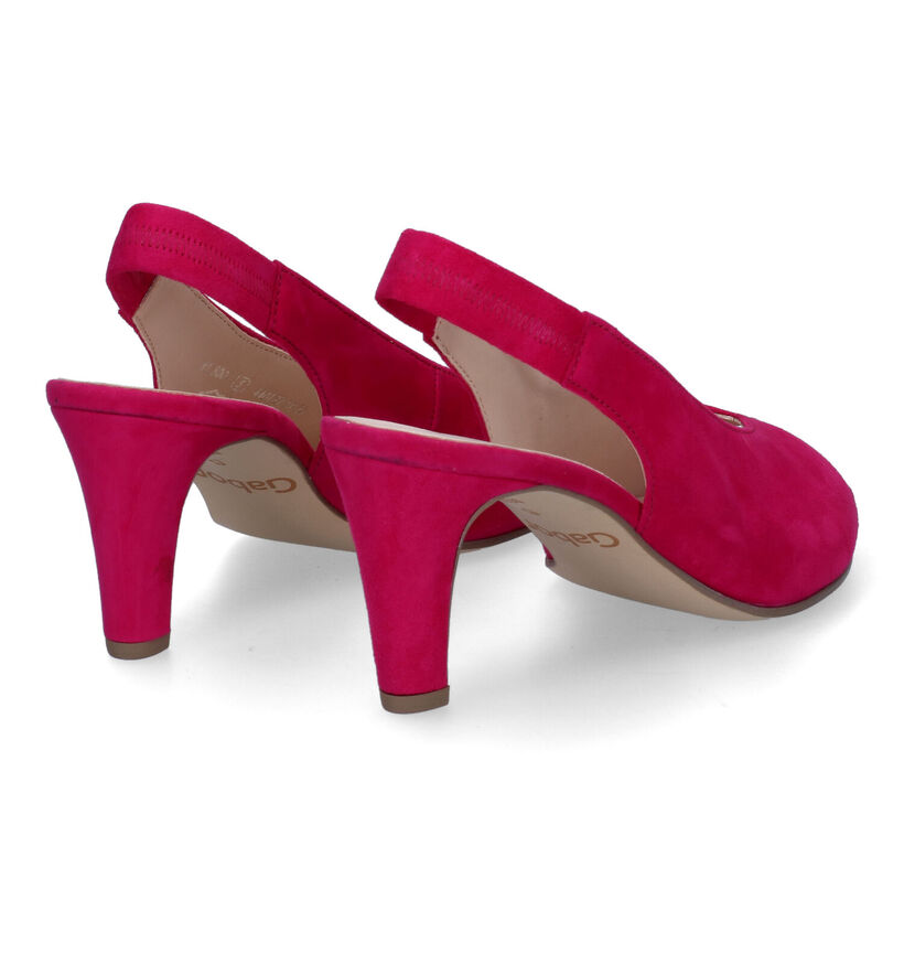 Gabor Sandales à talons en Rose fuchsia pour femmes (308418)