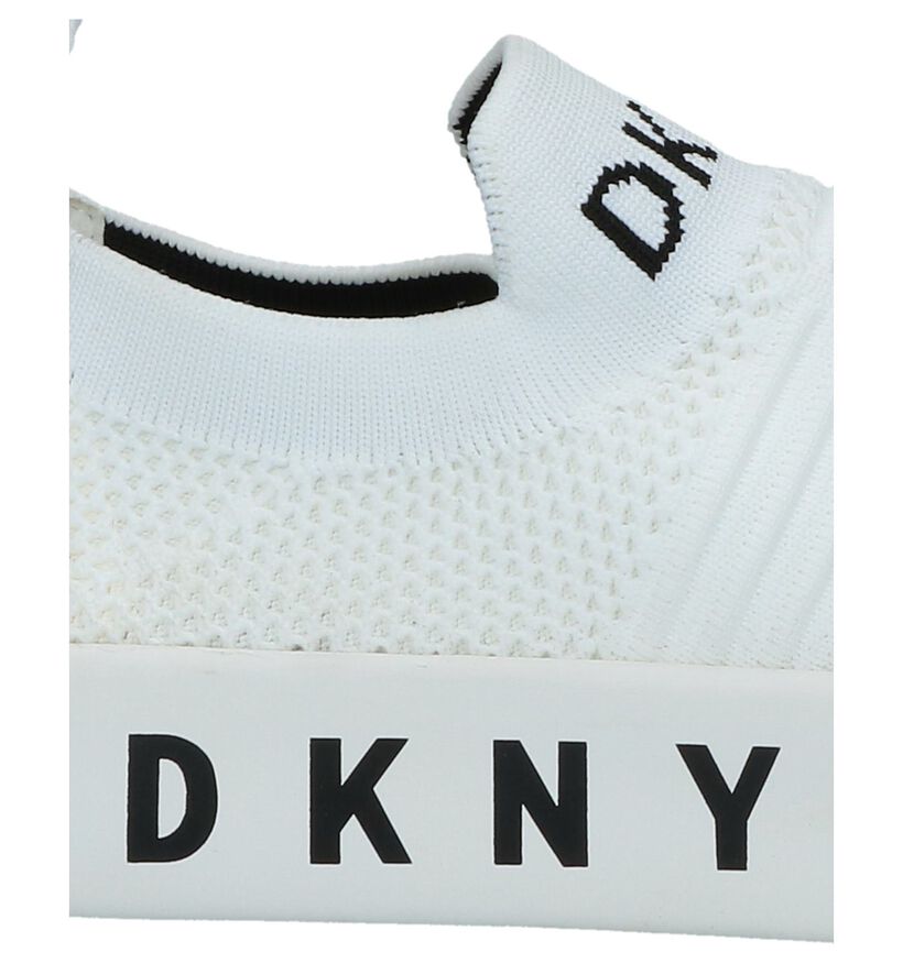 Witte Slip-on Sneakers DKNY Brea in stof (238291)