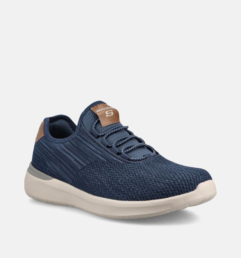 Skechers Lattimore Coringa Donkerblauwe Sneakers voor heren (368676) - geschikt voor steunzolen