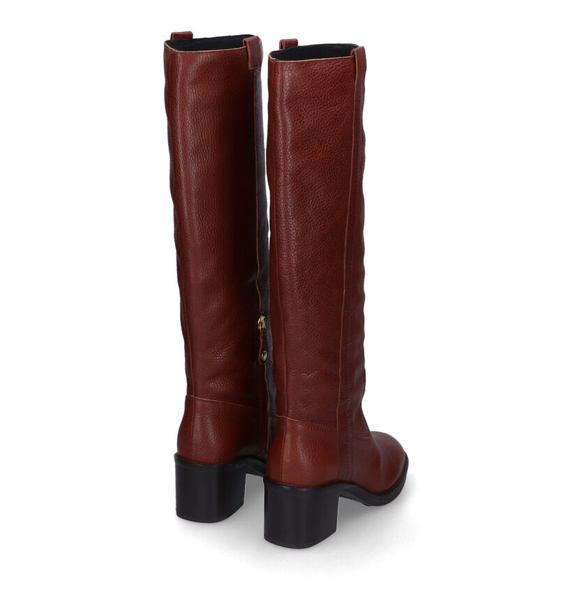 Geox Giulila Bottes en Noir en cuir (316153)