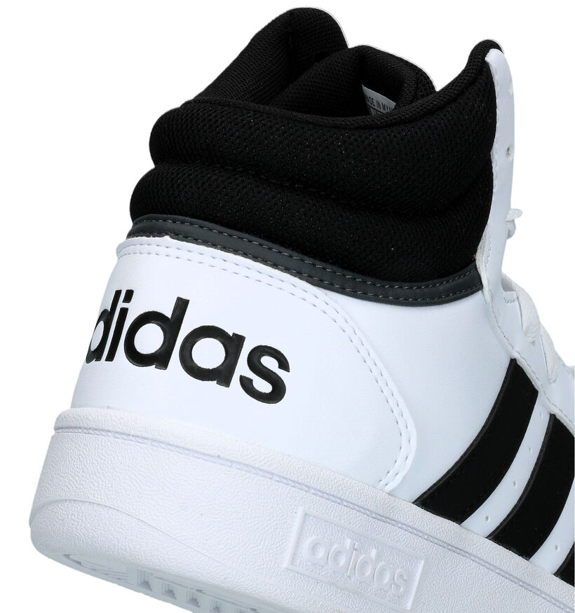 adidas Hoops 3.0 Mid Witte Sneakers voor heren (326292)