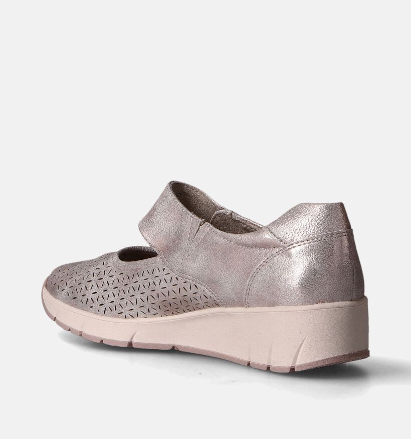 Jana Chaussures confort en Or pour femmes (351500) - pour semelles orthopédiques