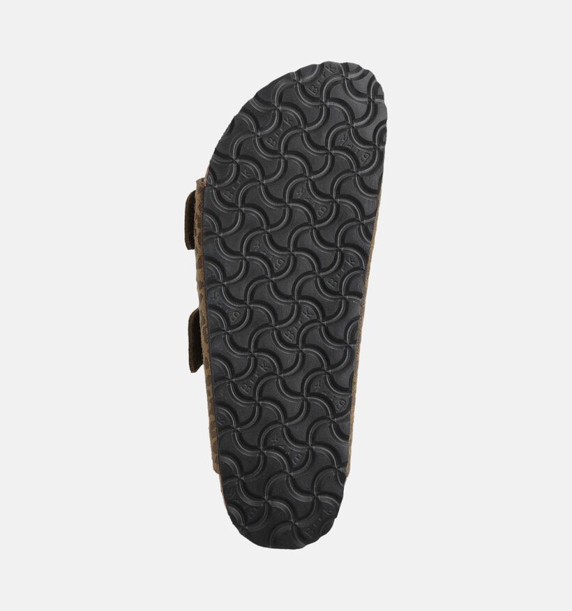 Birkenstock Arizona Kaki Leopard Slippers voor dames (360271)