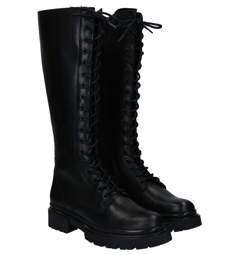 Bullboxer Bottes à lacets en Noir en cuir (281545)