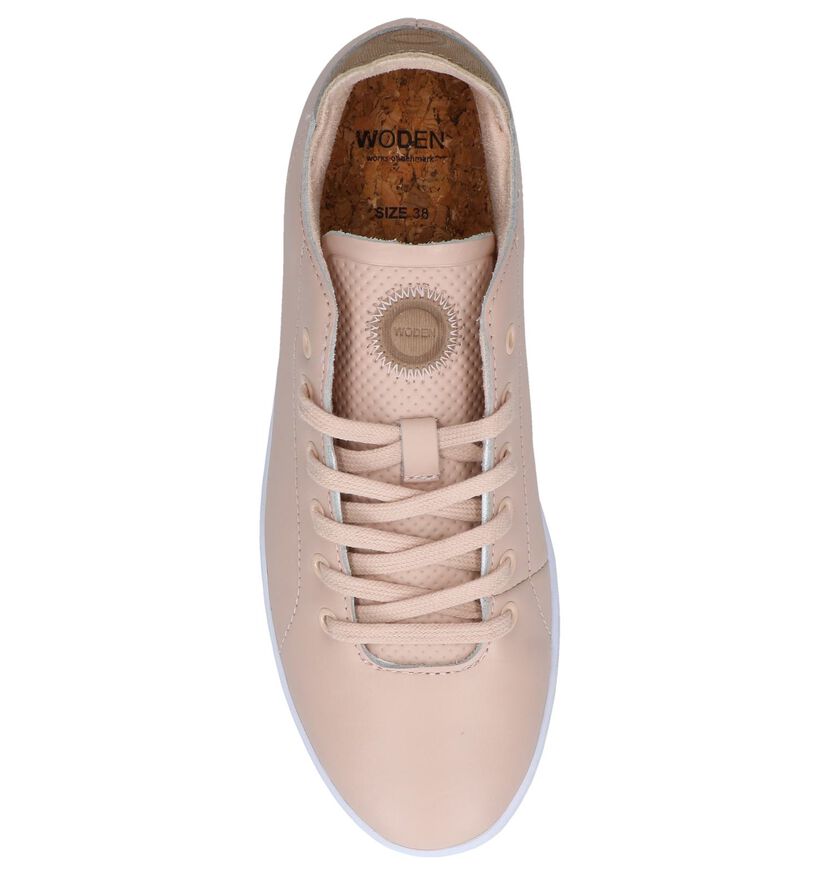 Woden Jane Leather Witte Sneakers in leer (266515)