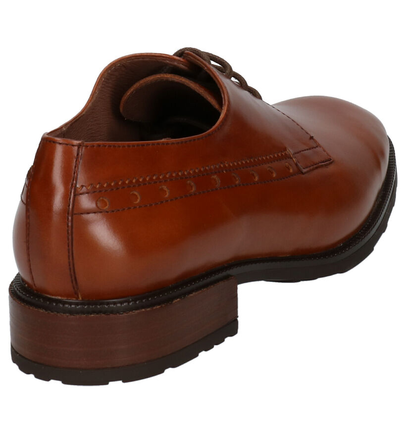 Wonders Cognac Veterschoenen in leer (259731)