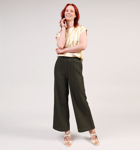 Geklede broek groen L32