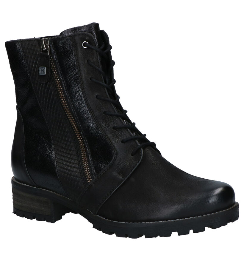 Helioform Zwarte Boots in leer (262414)