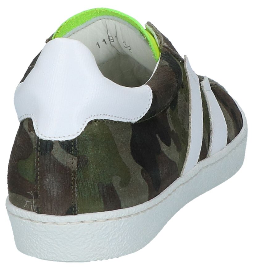 Rondinella Camouflage Print Geklede Sneakers, , pdp