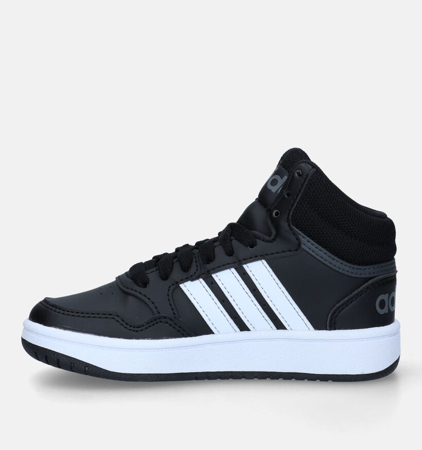 adidas Hoops Mid 3.0 K Baskets en Noir pour garçons, filles (332099)