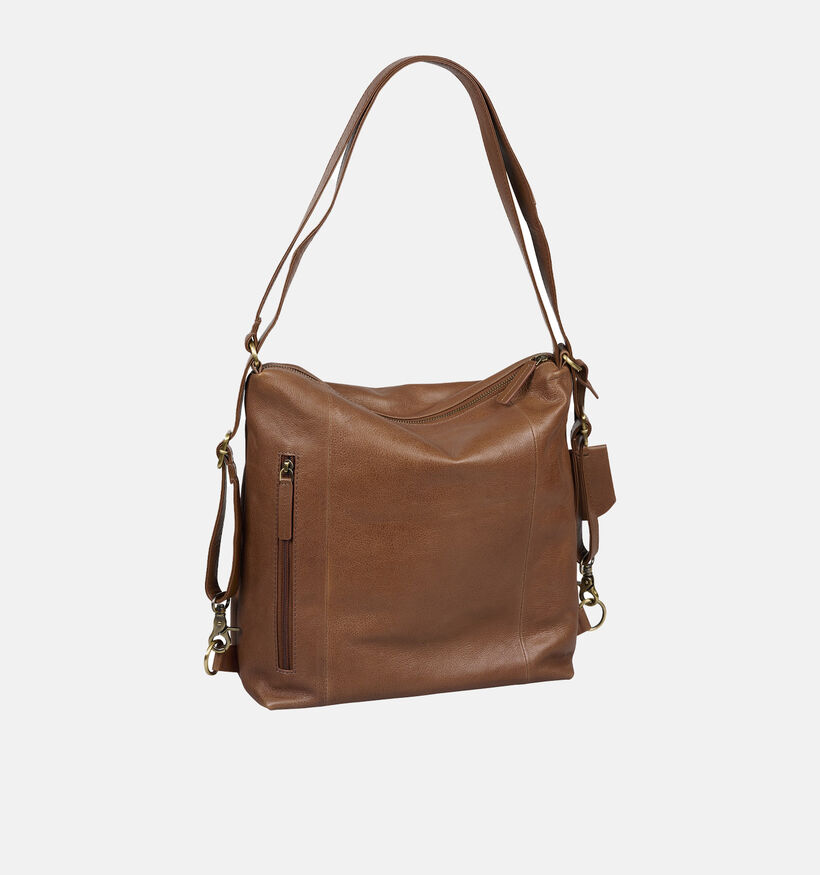Burkely Norah Sac à dos en Cognac pour femmes (347948)